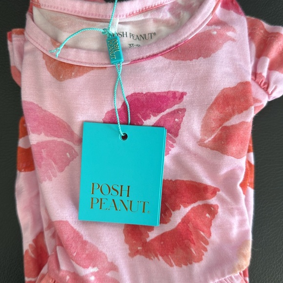 Posh Peanut Isabela Short Sleeve Ruffled Twirl Dress - Picture 13 of 14